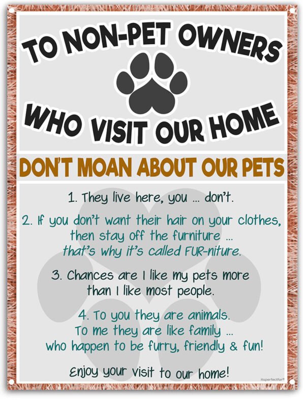 Rules-to-Non-Pet-Owners-metal-sign