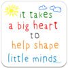 it-takes-a-big-heart-little-minds-kids-writing-teacher-drinks-coaster
