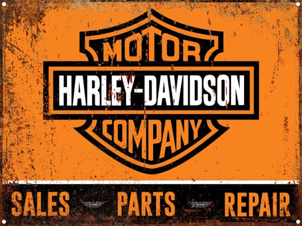 Harley-Davidson-logo-sales-service-repair-Vintage-Design