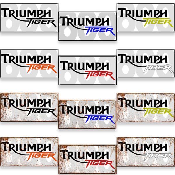 Triumph tiger 800 rectangle text logo main ad all colours