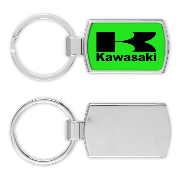 Kawasaki-logo-keyring-front-and-back-Metal-keychain-ver2