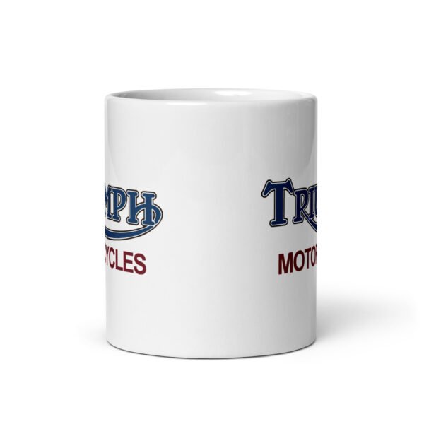 Triumph Vintage Logo Mug - 2 Sizes - Ceramic With Gloss Finish - Good Quality Mug - Image 3