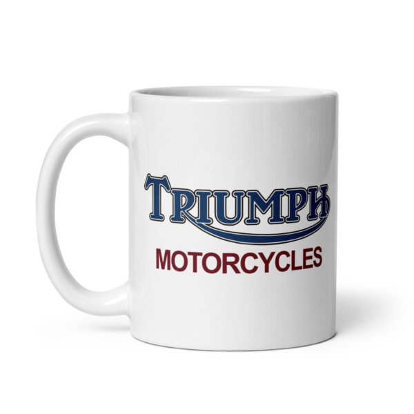Triumph Vintage Logo Mug - 2 Sizes - Ceramic With Gloss Finish - Good Quality Mug - Image 2