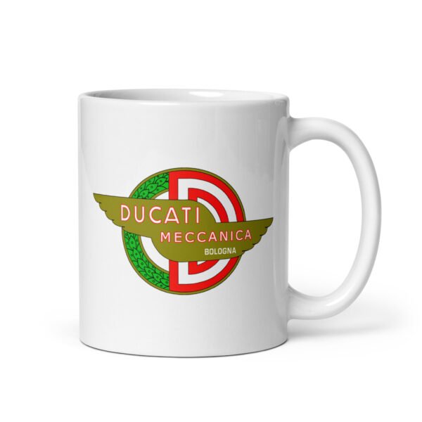 Meccanica Logo Mug - 2 Sizes - Ceramic With Gloss Finish - Good Quality Mug