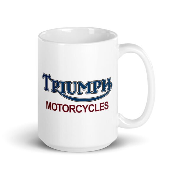 Triumph Vintage Logo Mug - 2 Sizes - Ceramic With Gloss Finish - Good Quality Mug - Image 4