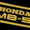 Honda-MB-5-Black-logo-metal sign
