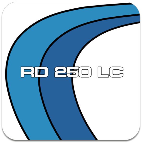 Yamaha RD LC Drinks Coasters - RD250LC & RD350LC Motorcycle Garage Accessory - 5 Colours - Quality Print - Image 9