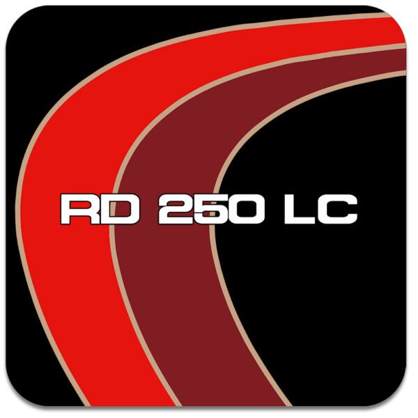 Yamaha RD LC Drinks Coasters - RD250LC & RD350LC Motorcycle Garage Accessory - 5 Colours - Quality Print - Image 7