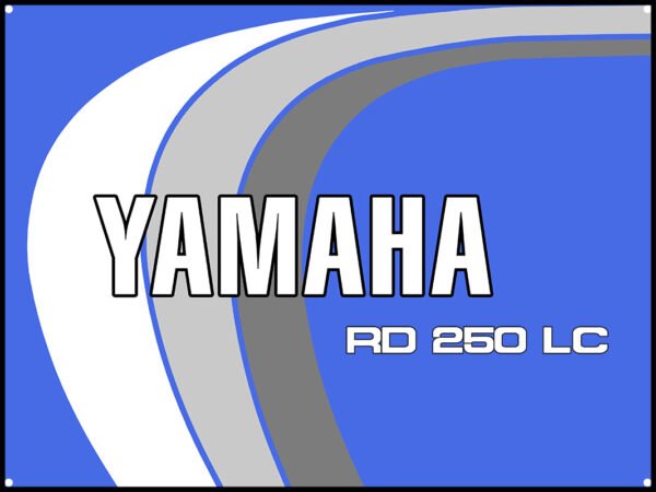 RD250LC RD350LC Metal Signs - 4 Models - 3 Sizes - Top Quality Print - Tank Decal Inspired Garage Sign - Image 11