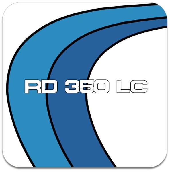 Yamaha RD LC Drinks Coasters - RD250LC & RD350LC Motorcycle Garage Accessory - 5 Colours - Quality Print