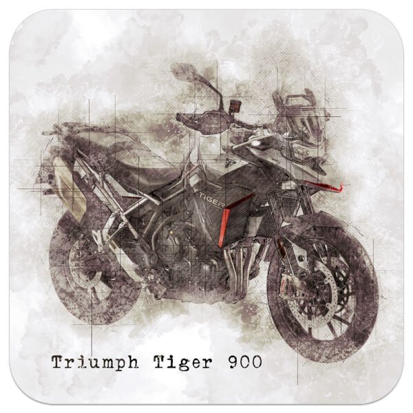 Triumph-Tiger-900-GT-GT-and-Pro-Graphite-art-design-drinks-coaster