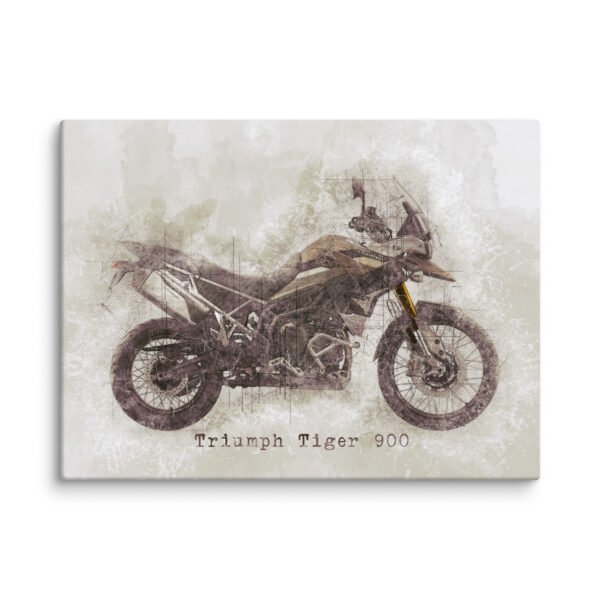 Triumph Tiger 900 Rally and Rally Pro Sandstorm Canvas - 5 Sizes - Quality Motorbike Wall Art