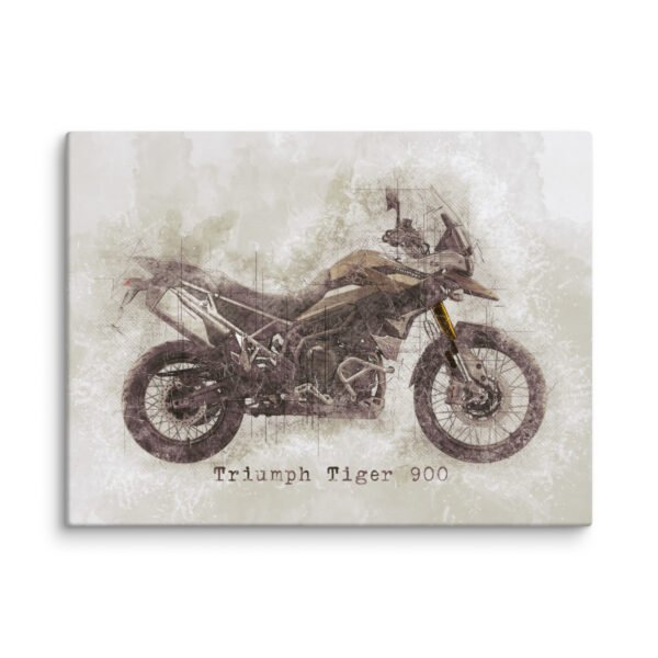 Triumph Tiger 900 Rally and Rally Pro Sandstorm Canvas - 5 Sizes - Quality Motorbike Wall Art - Image 3