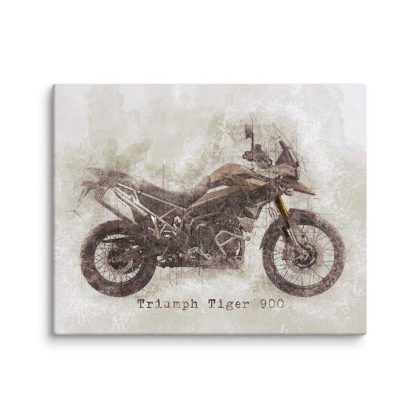 Triumph Tiger 900 Rally and Rally Pro Sandstorm Canvas - 5 Sizes - Quality Motorbike Wall Art - Image 4