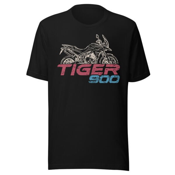 Tiger 900 Bike Outline T-Shirt – All Sizes – Good Quality Adventure Motorcycle Tee