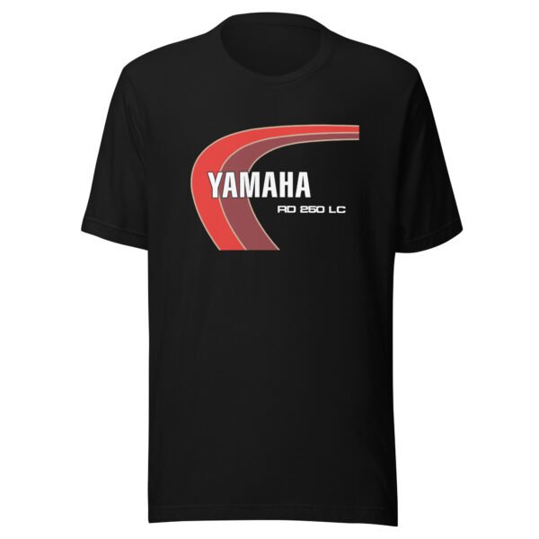 RD250LC Mars Red Logo T-Shirt - All Sizes - Good Quality Black Classic Motorcycle Tee