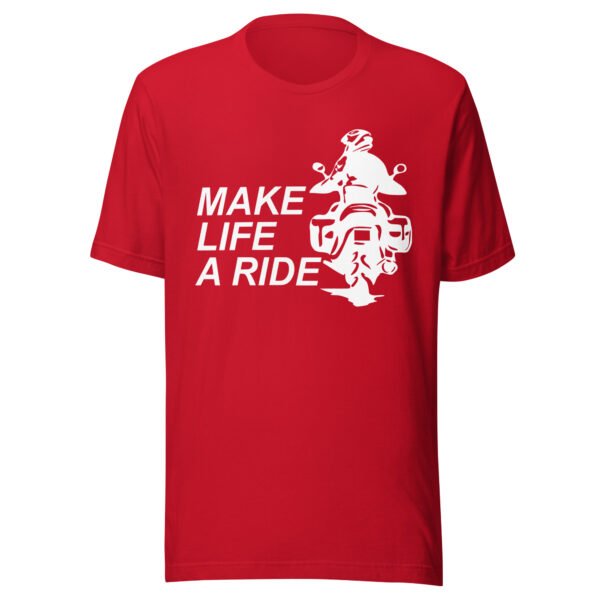 Make Life A Ride T-Shirt - Various Colours - All Sizes - Good Quality Adventure Bike Tee - Image 12