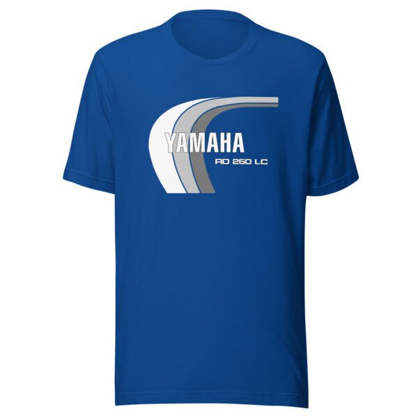 RD250LC Candy Blue Logo T-Shirt - All Sizes - Good Quality Blue Classic Motorcycle Tee