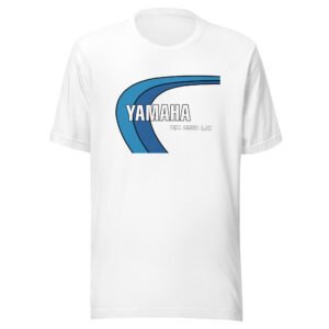 RD250LC Blue Logo T-Shirt - All Sizes - Good Quality White Motorcycle Tee