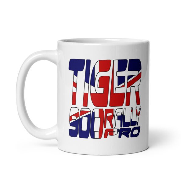 Triumph Tiger 900 Rally Pro Flag Text Mug – 2 Sizes – Ceramic With Gloss Finish – Good Quality Mug - Image 2