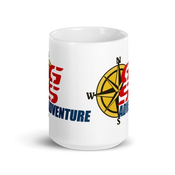 BMW GS Adventure Compass Mug - 2 Sizes - Ceramic With Gloss Finish - Good Quality ADV Bike Mug - Image 4