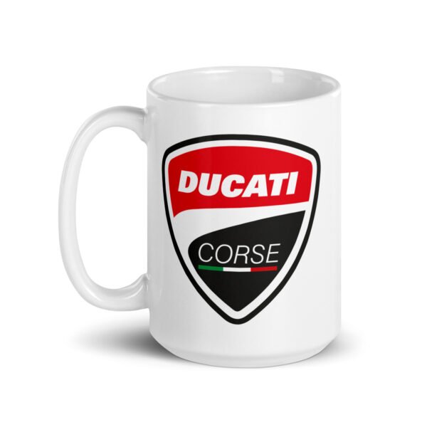 Ducati Corse Logo Mug - 2 Sizes - Ceramic With Gloss Finish - Good Quality Mug - Image 5
