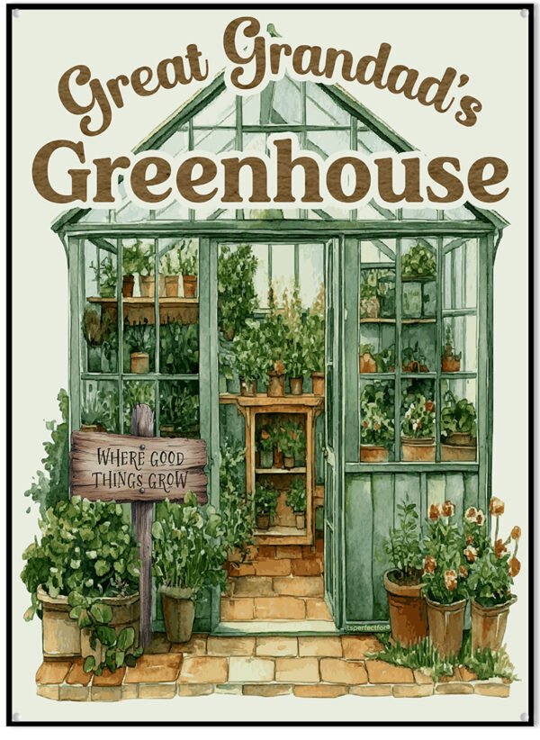Great-Grandads-Greenhouse-where-good-things-grow-metal-sign