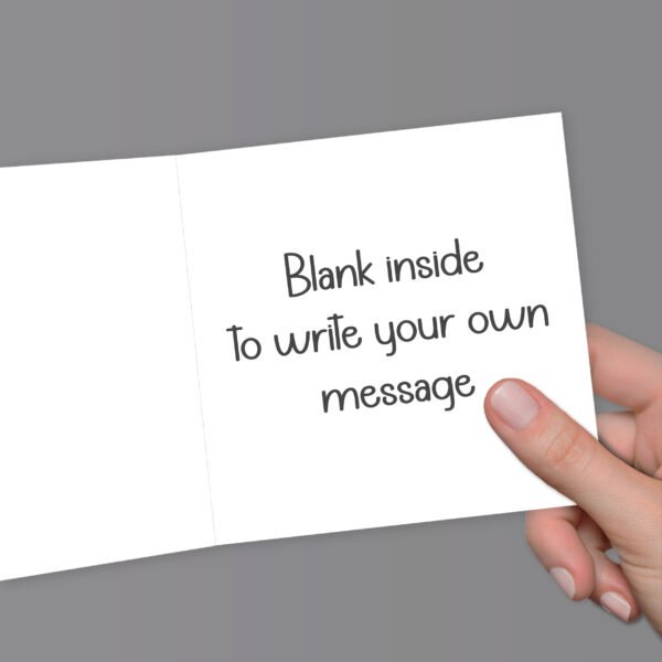 Funny Family Christmas Card - Being Related to Me is Really the Only Gift You Need - Image 2