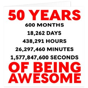 50-Years-Awesome-Days-Hours-Minutes-birthday-card