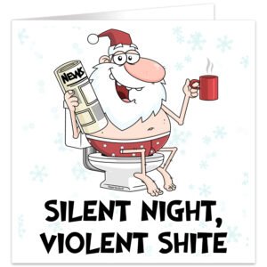Silent-night-violent-shite-santa-toilet-christmas-card