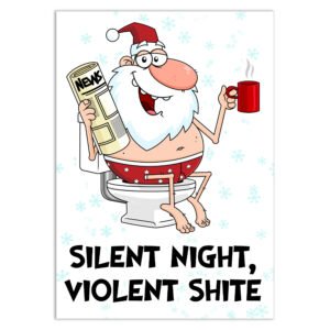 Silent-night-violent-shite-santa-toilet-christmas-card