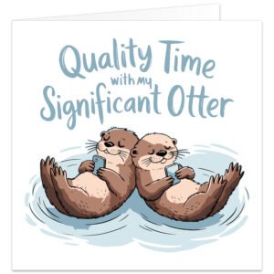 Quality-time-with-my-Significant-Otter-valentines-card