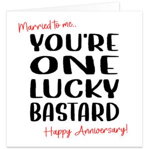 You're-one-lucky-bard-anniversary-card