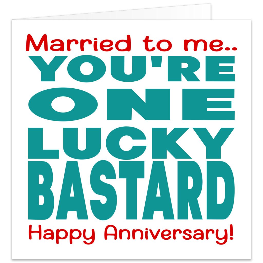 You're-one-lucky-bard-anniversary-card