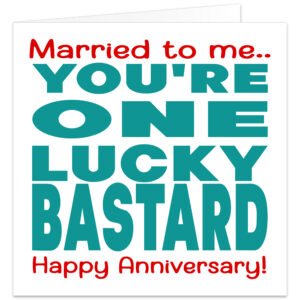 You're-one-lucky-bard-anniversary-card